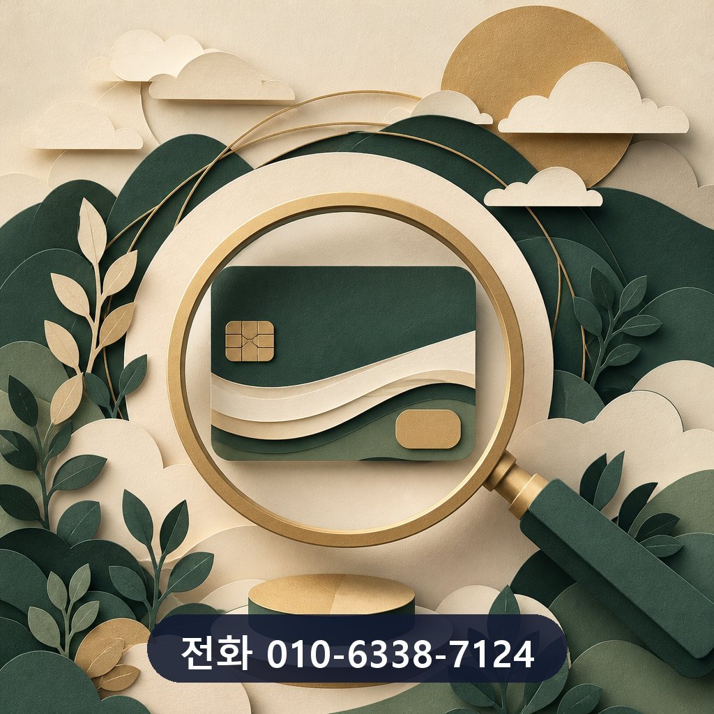 신용카드 잔여한도 현금화 한도 확인 이미지